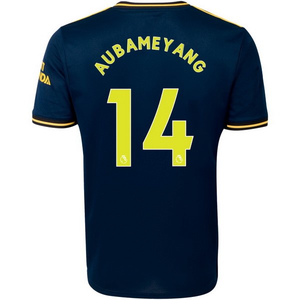 Camiseta Arsenal NO.14 Aubameyang 3ª 2019/20 Azul